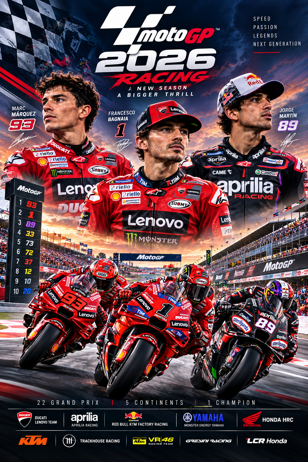 Affiche MotoGP