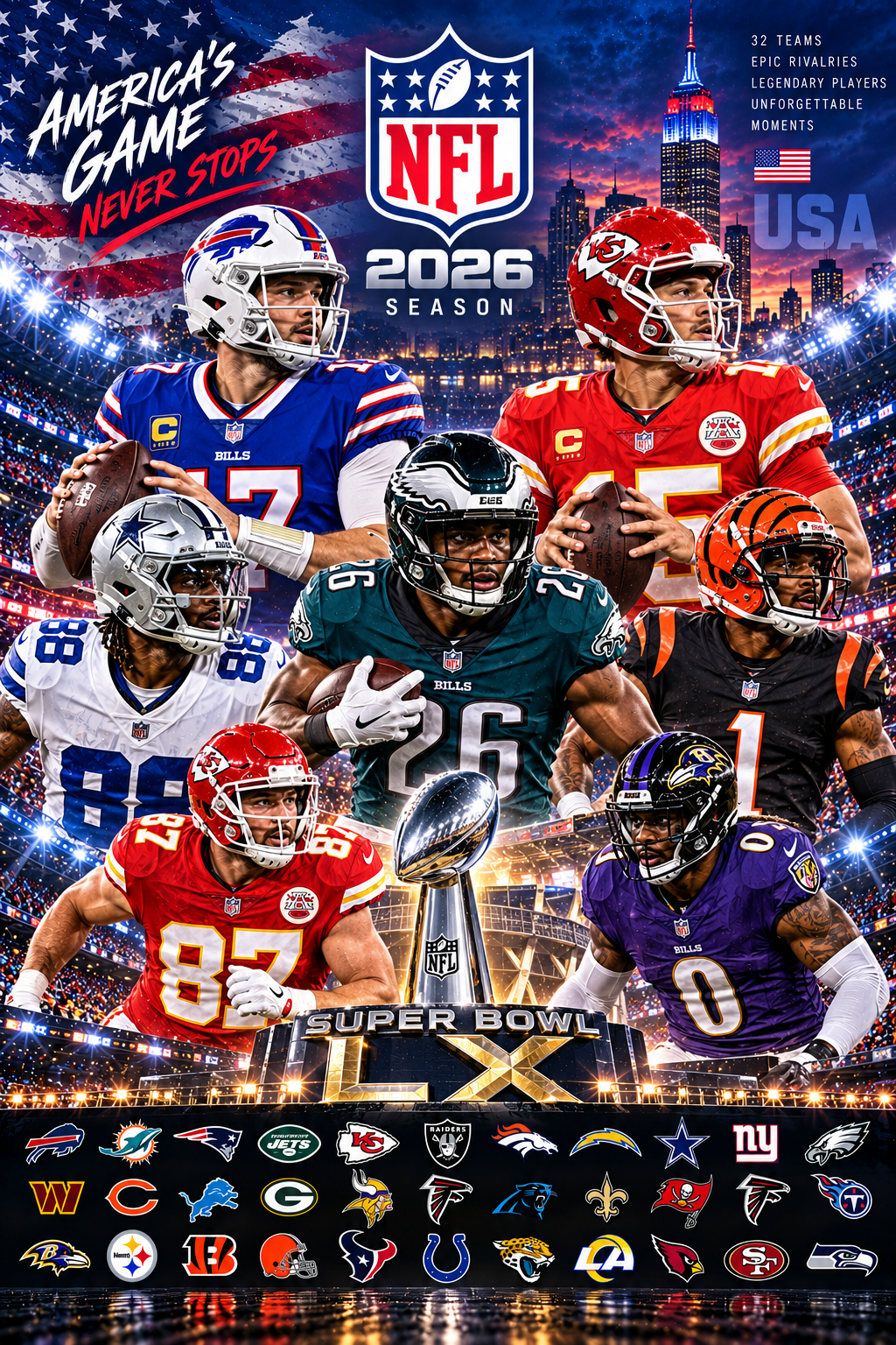 Affiche NFL